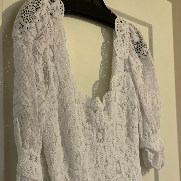 Jonathan Simkhai Crochet Lace Mini Dress - Picture 10 of 10